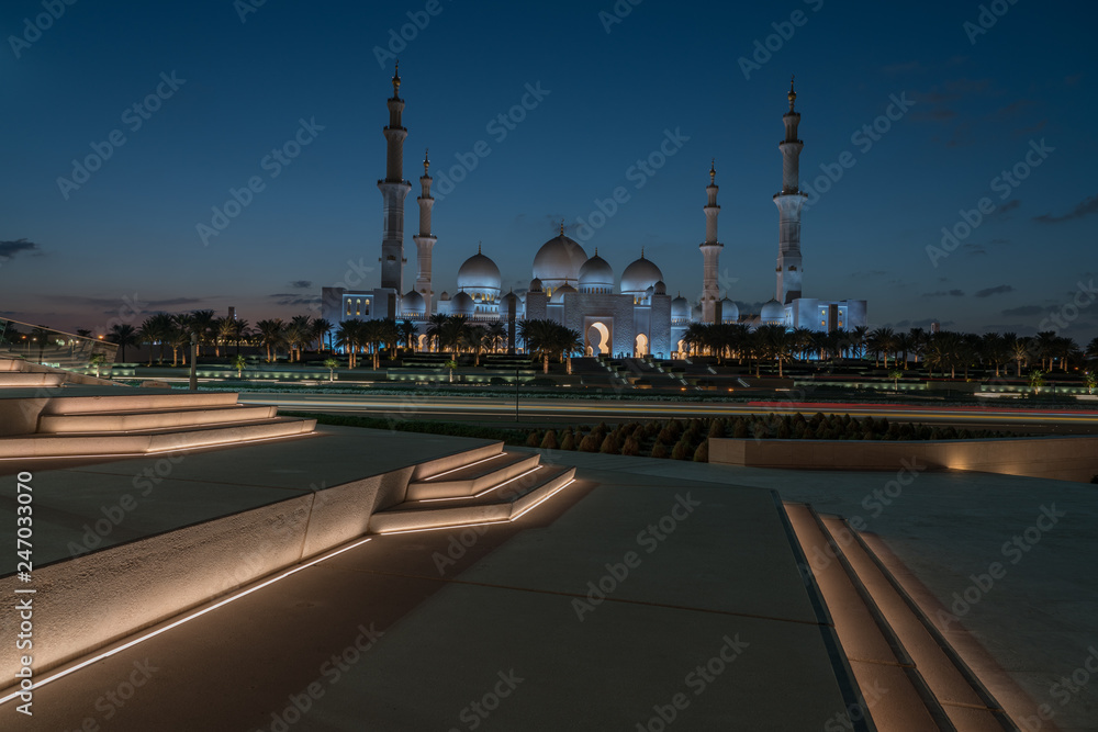 Abu dhabi grand mosque, United arabic emirates