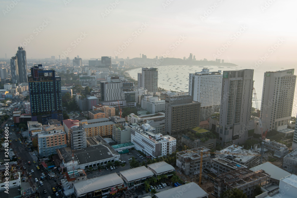 Fototapeta premium THAILAND PATTAYA CITY VIEW