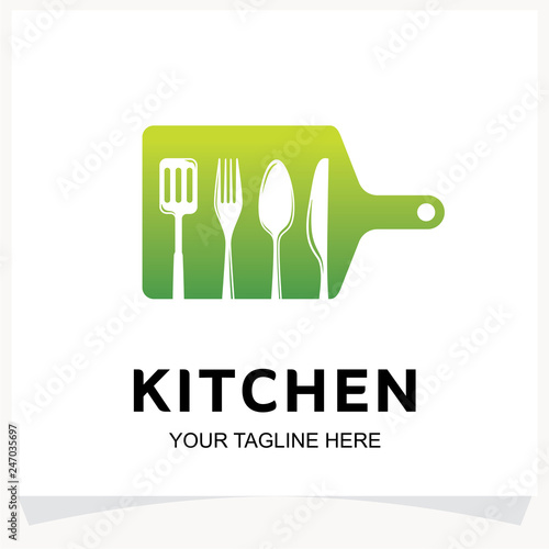 Kitchen Studio Logo Design Template Inspiration