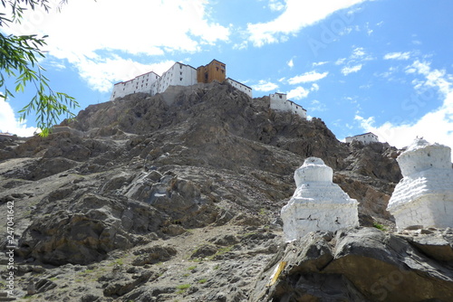 Buddhist monastery of Thikse in Ladakh photo