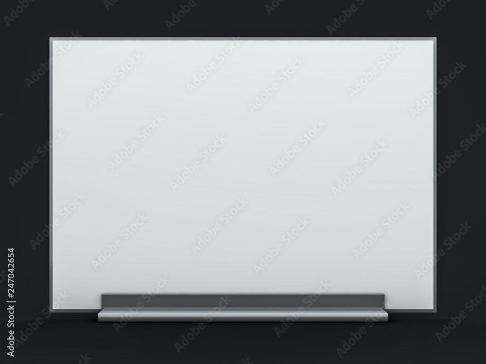 Stand for booklets with white sheets of paper. Mockup. 3D Stand for booklets with white sheets of paper. Mockup. 3D