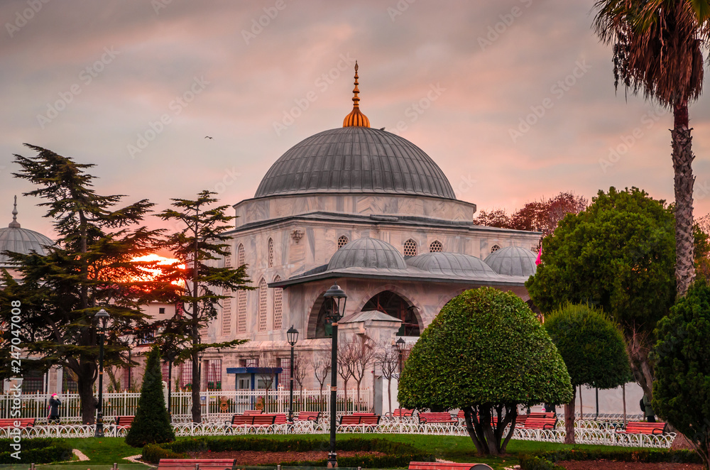 Turkish bath near Blue Mosque in Istanbul, Turkey.