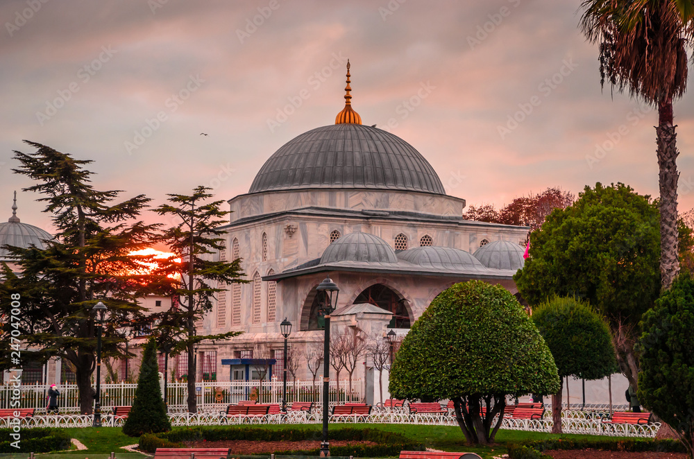 Fototapeta premium Turkish bath near Blue Mosque in Istanbul, Turkey.