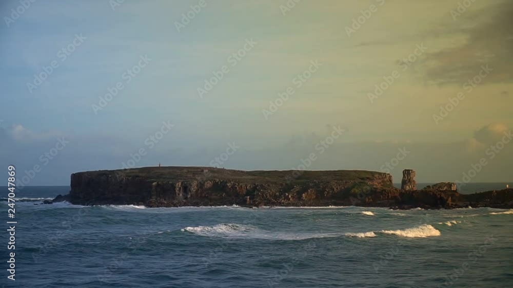 The excitement of the ocean, beautiful rocks. seascape The excitement of the ocean, beautiful rocks. seascape