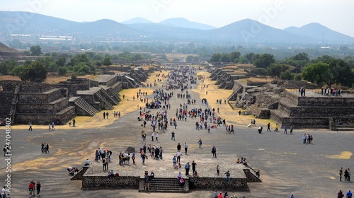 Teotihuacan, The  Ancient Mesoamerican City In Mexico City photo