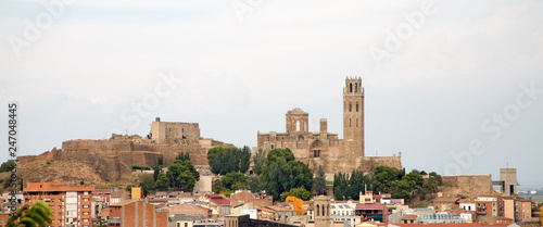 La Seu Vella (The Old Cathedral) of Lleida (Lerida) city in Catalonia, Spain