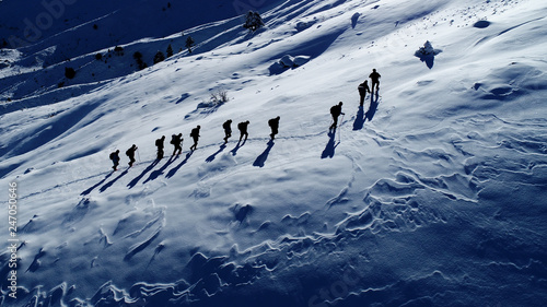 Cuadro en lienzo mountaineering activity and ceremonies concept