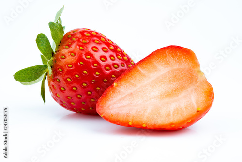 ripe red  strawberry