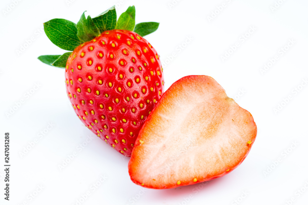 ripe red strawberry ripe red strawberry