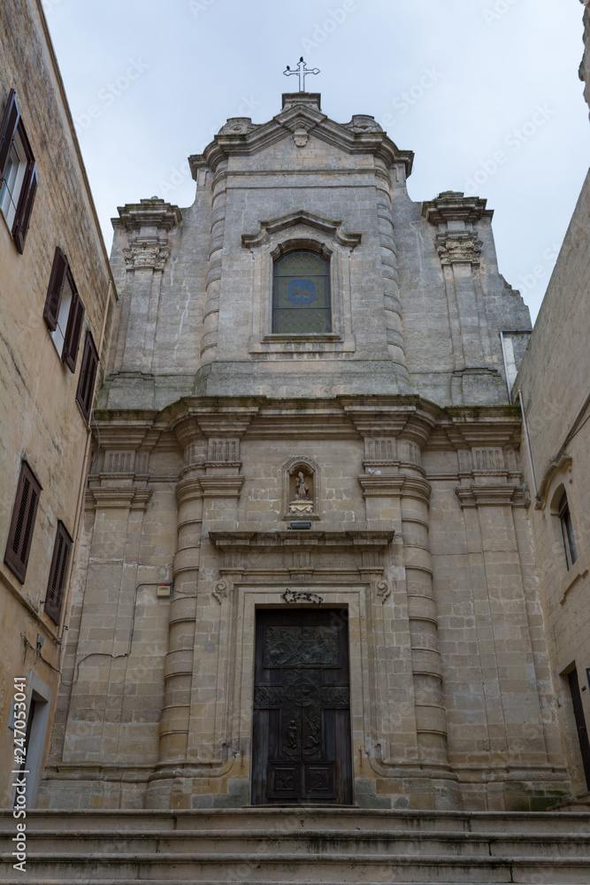 Little Church of St. Lucia in the Old City of Matera