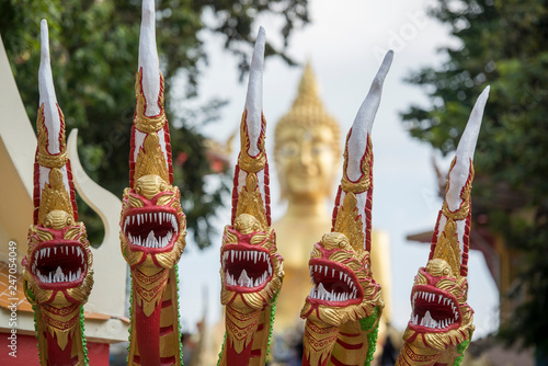 THAILAND PATTAYA WAT PHRA YAI BUDDHA photo