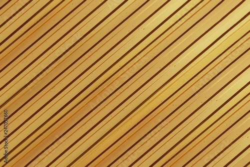 metal sheet ribbed gold galvanized shiny sheet diagonal parallel lines covered drop of water rain hard shiny base