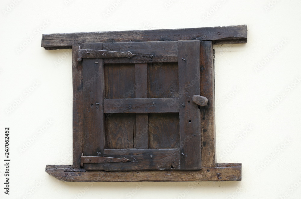 A closed window A closed window