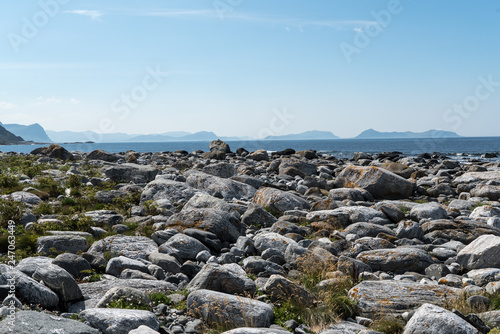 Srand von Alnes auf der Insel Godøya bei Ålesund