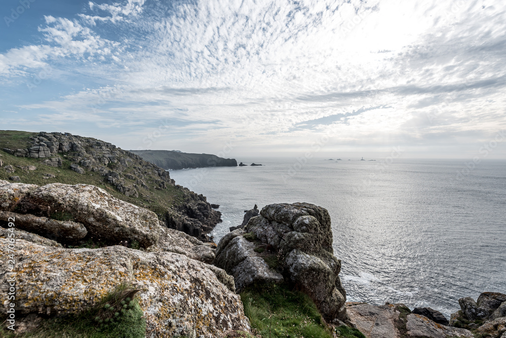 Lands End, Cornwall in the summer Lands End, Cornwall in the summer