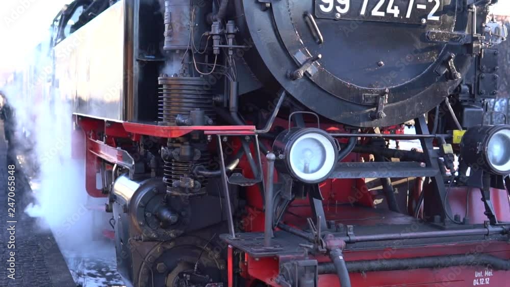 Wasserdampf und Rauch, Eisenbahn im Harz Wasserdampf und Rauch, Eisenbahn im Harz