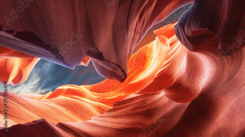 Art lower antelope slot canyon, Arizona USA