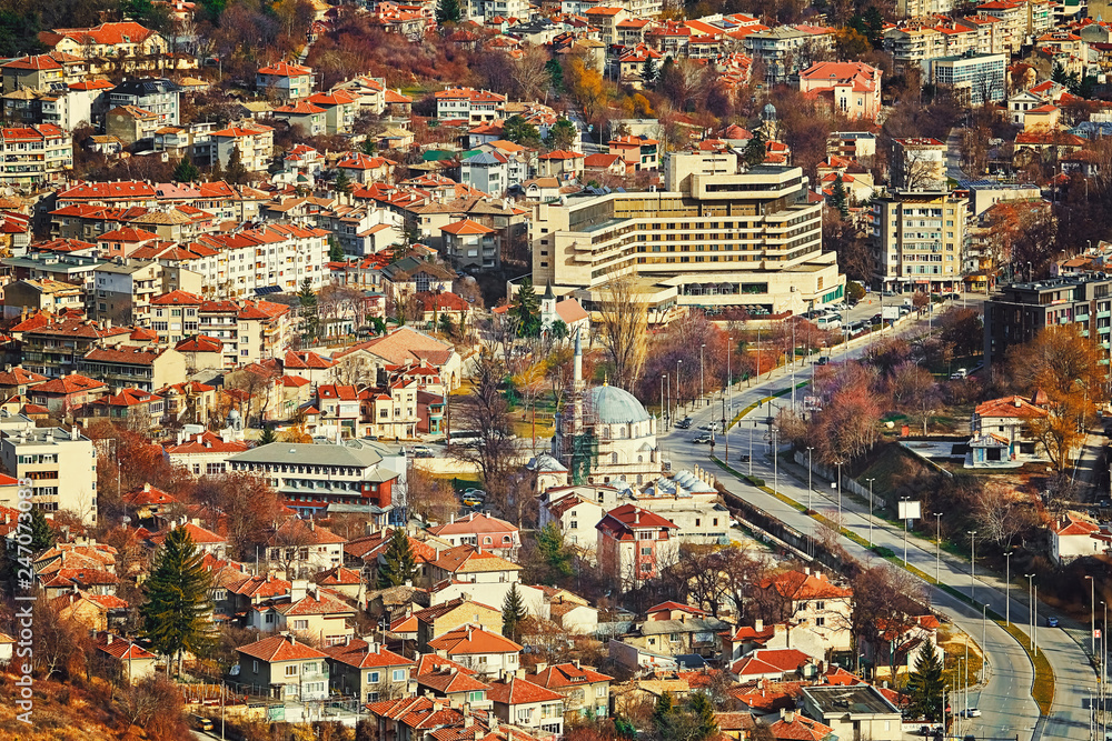 Fototapeta premium View of Shumen