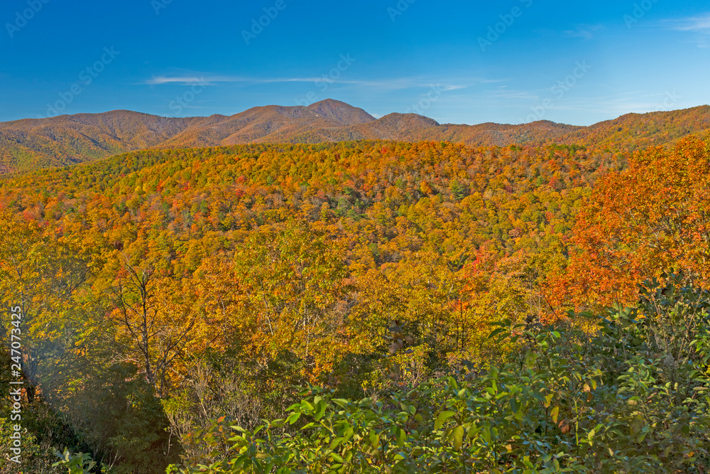 Fall Panorama on the Blue Ridge Parkway