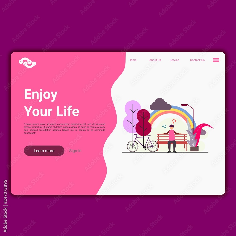 Landing page template Landing page template