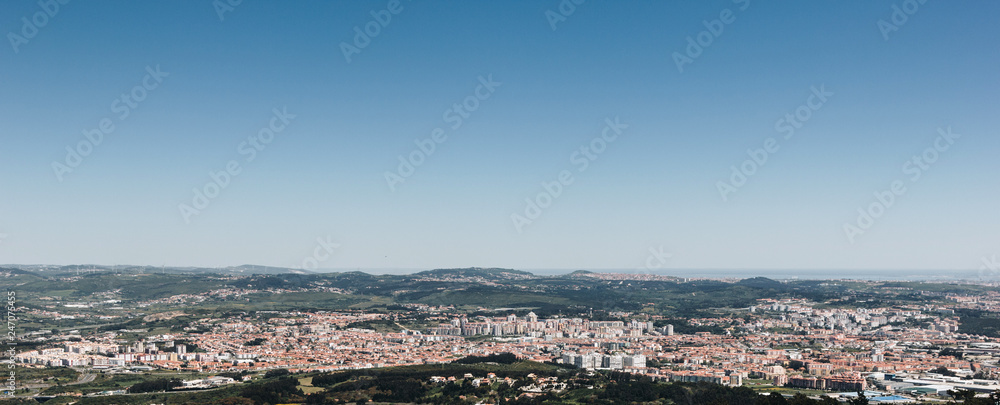 Panoramic view of Sintra and other portuguese towns Panoramic view of Sintra and other portuguese towns
