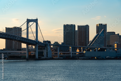 Rainbow bridge(Japan's famous bridge)