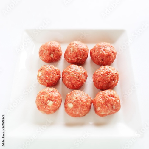 prepared meat ball photo