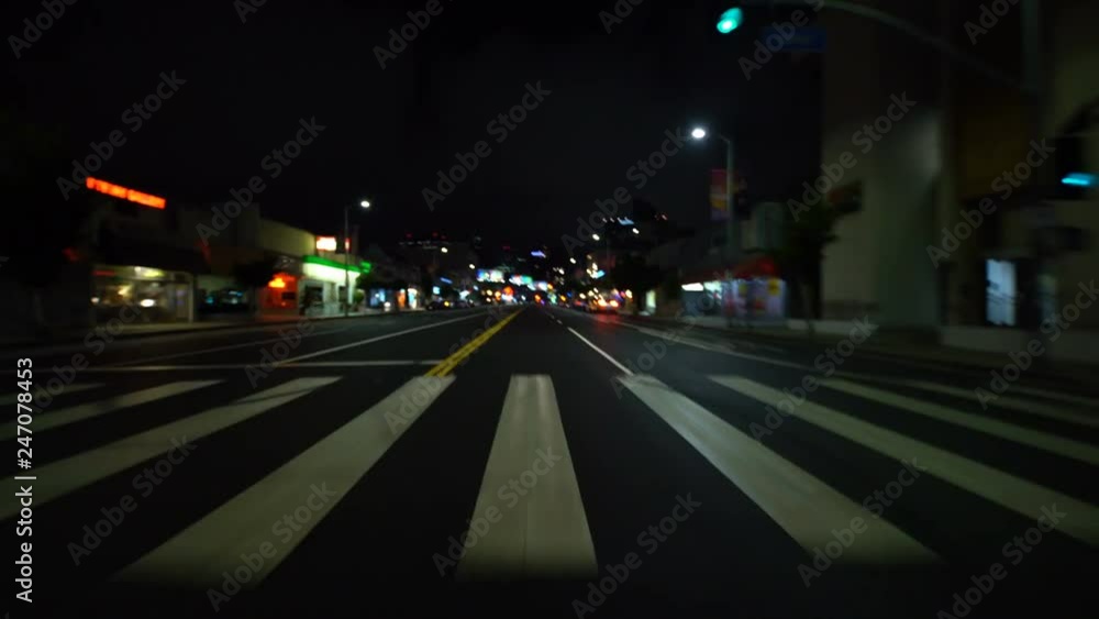 Hyperlapse Driving Los Angeles Westwood Village Hyperlapse Driving Los Angeles Westwood Village