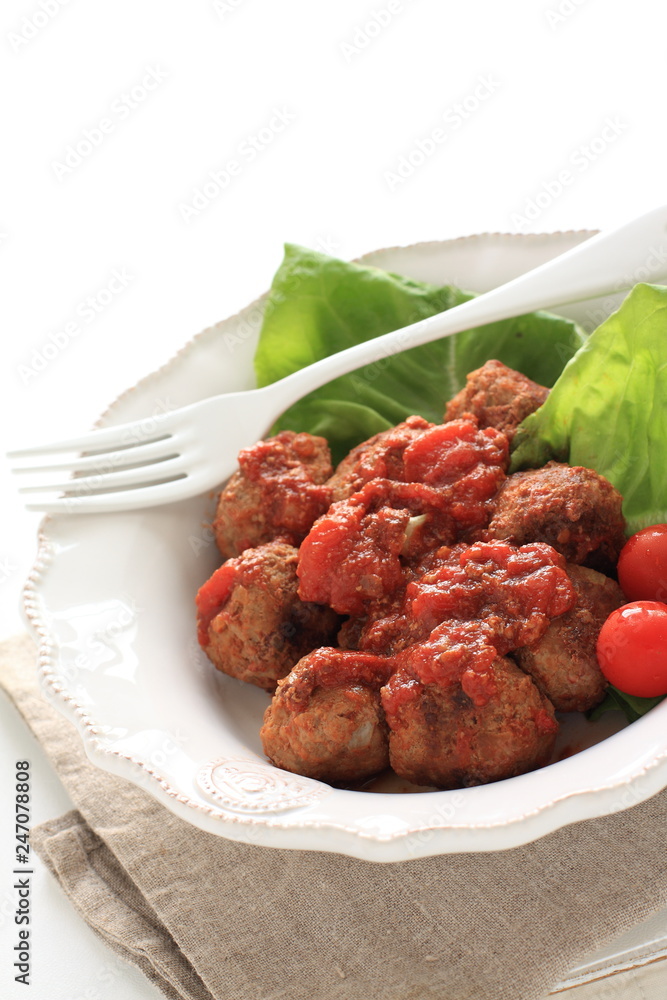 Meat ball and tomato sauce Meat ball and tomato sauce