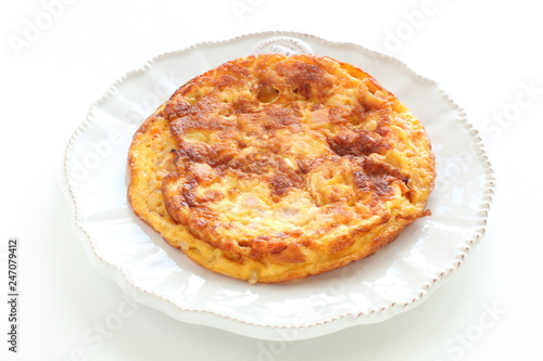 Homemade Spanish omelete