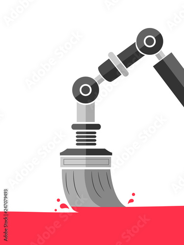 Robot Paint Brush Home Impr...