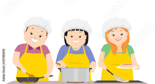 Teens Down Syndrome Food Preparation Program