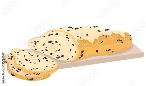 Easter Paasstol Bread Illus...