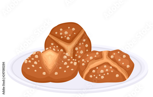 Food Easter Pinca Bread Ill...