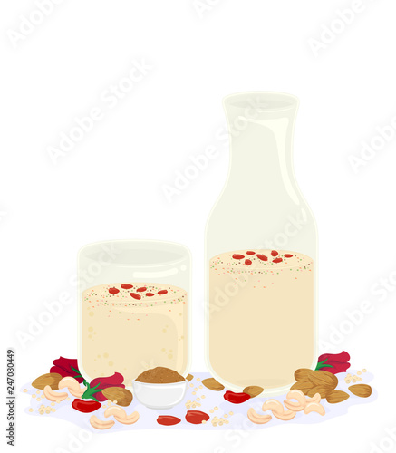 Holi Thandai Drink India Il...