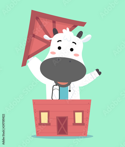 Cow Doc Vet Live Stock Barn...