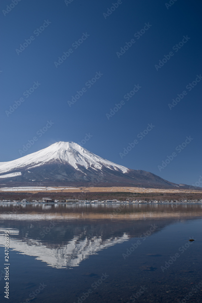 山中湖と富士山(冬) 山中湖と富士山(冬)