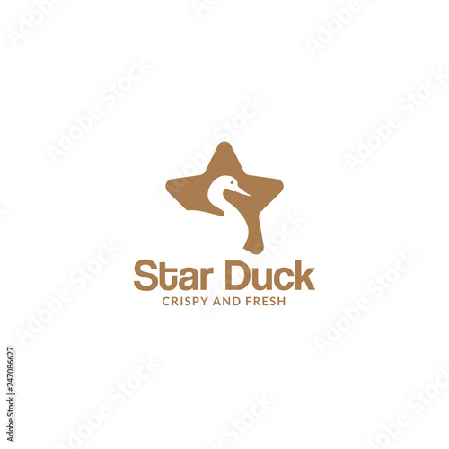 logo fried duck restaurant