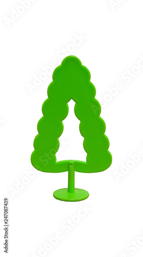 toy plastic green tree