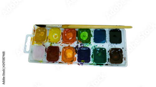 open used paint set