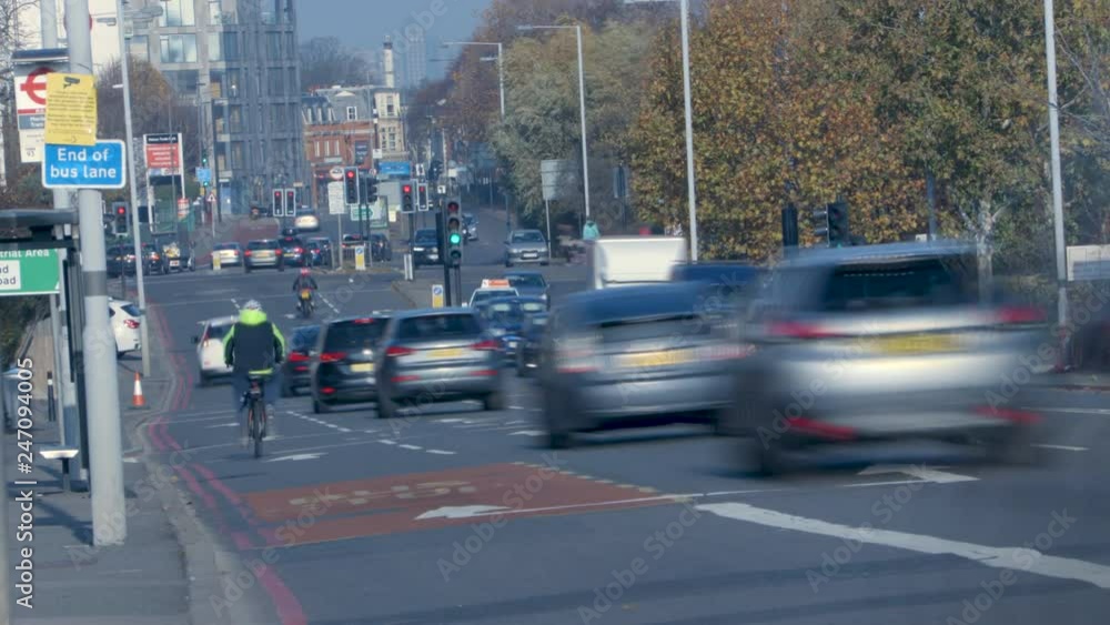 Traffic in London, England Traffic in London, England