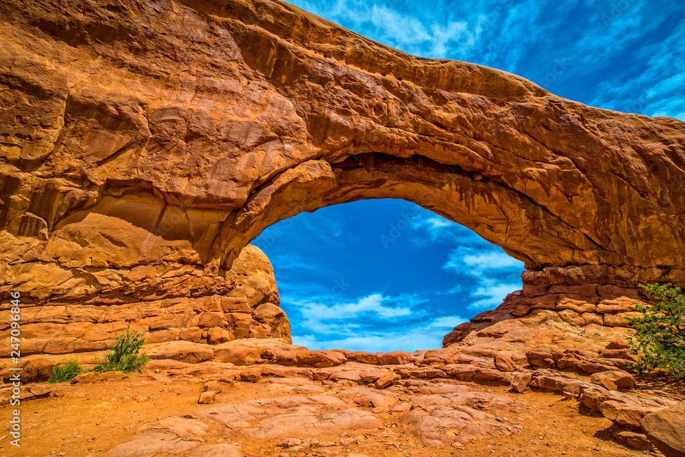 Arch and Sky by Skip Weeks