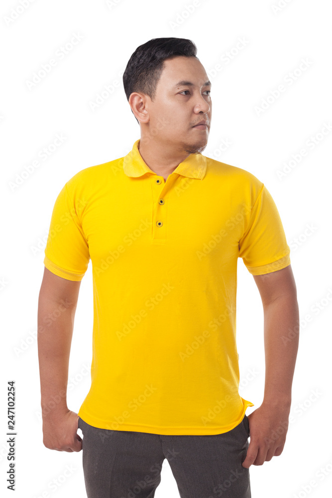 Yellow Collared Shirt Design Template Yellow Collared Shirt Design Template