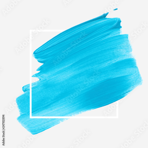 Brush stroke paint background vector. Perfect painted design for logo, sale banner or headline.