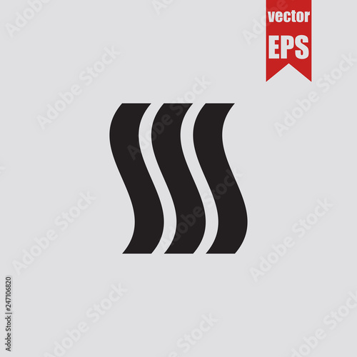 Waterfall icon.Vector illustration.