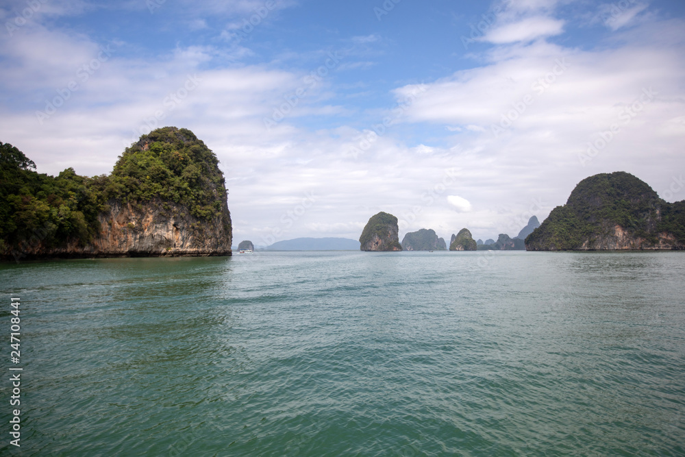 rocks and sea in Krabi Thailand