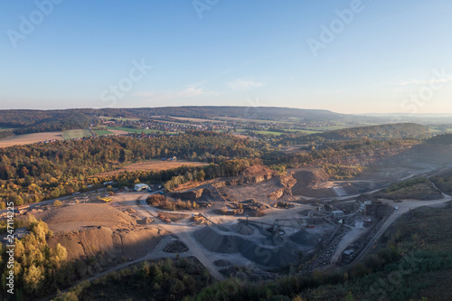 The old quarry in Steinbergen, Germany