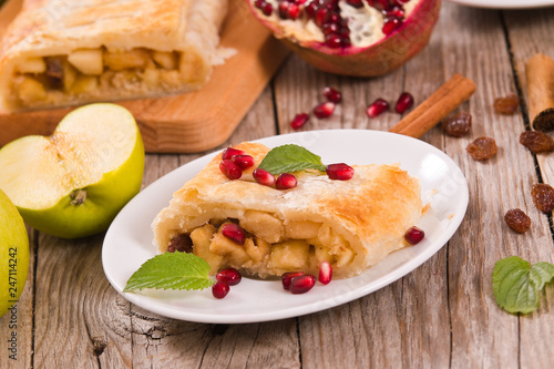 Apple strudel.