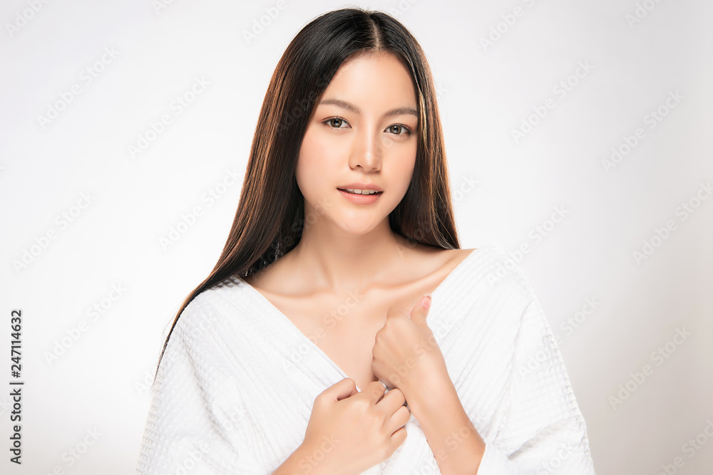 Beautiful Young asian Woman with Clean Fresh Skin Beautiful Young asian Woman with Clean Fresh Skin
