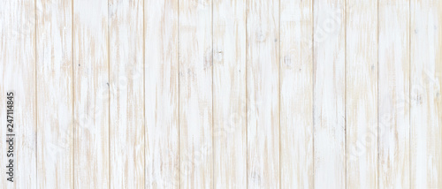 white wood texture background  top view wooden plank panel